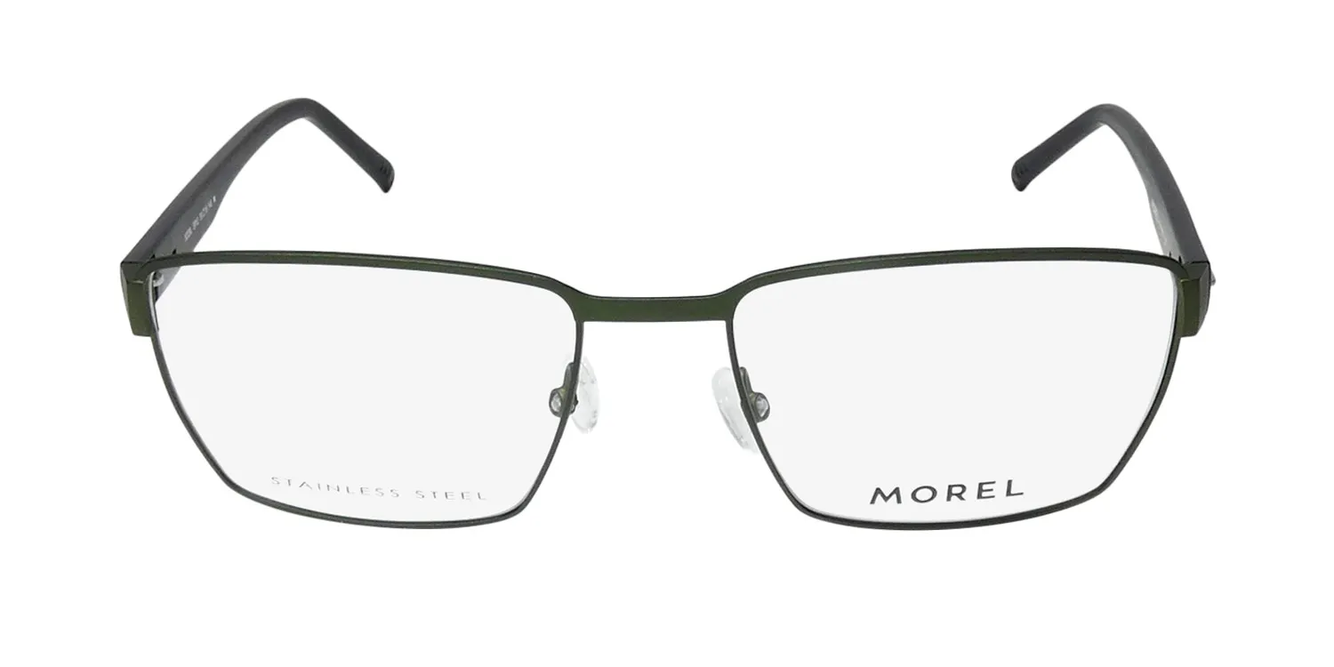 Morel Lightec 30329l sp12 Eyeglasses Matte Green 55mm 3