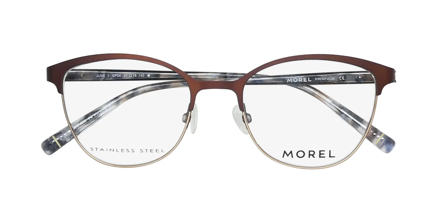 Morel June 1 sp04 Eyeglasses Brown 50mm 2