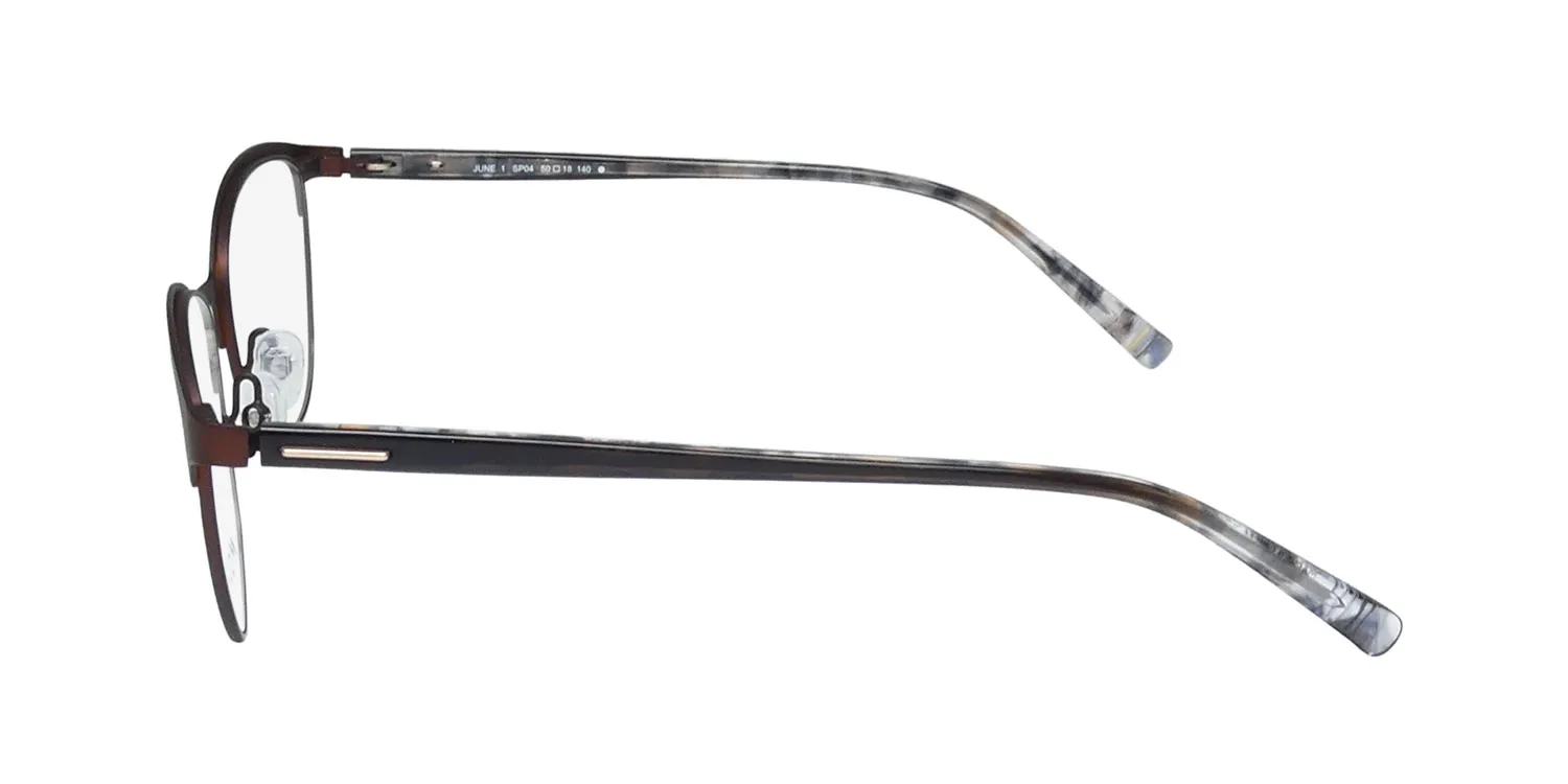 Morel June 1 sp04 Eyeglasses Brown 50mm 4
