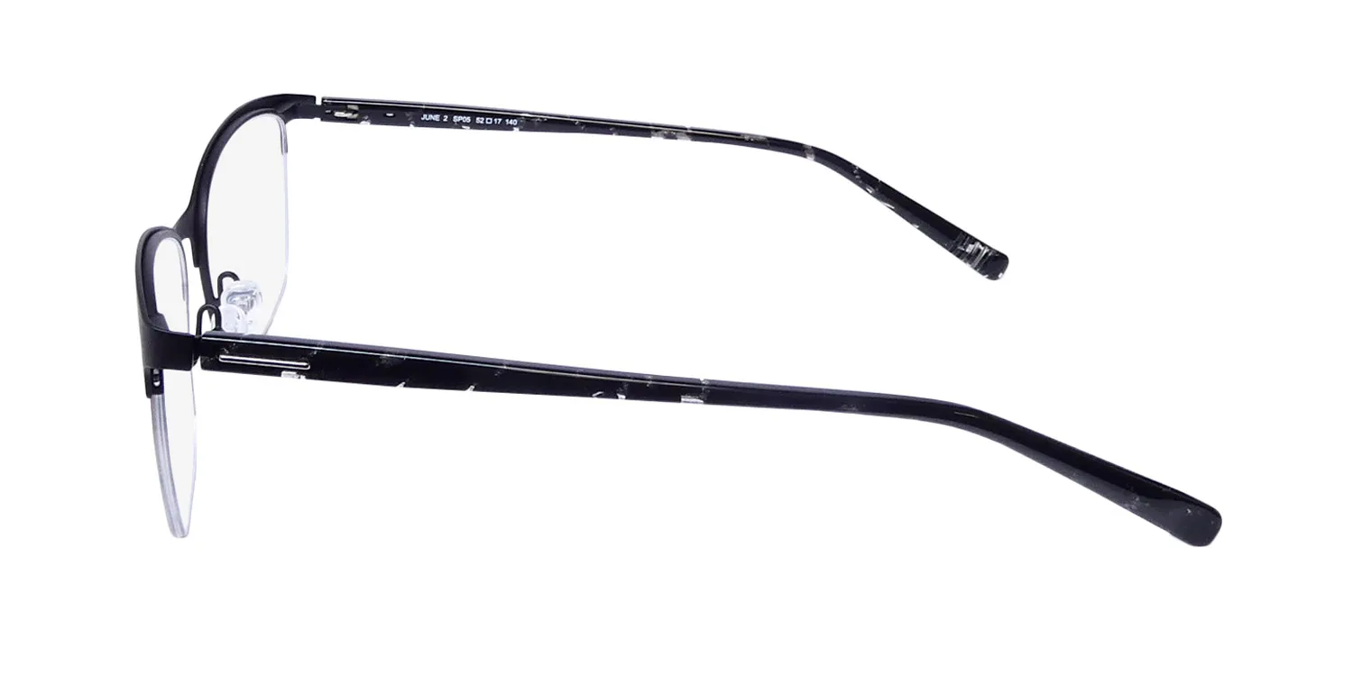 Morel June 2 sp05 Eyeglasses Matte Black 52mm 4