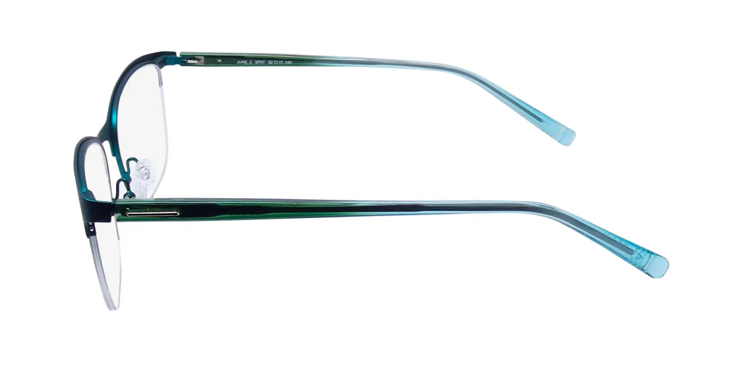 Morel June 2 sp07 Eyeglasses Green 52mm 4