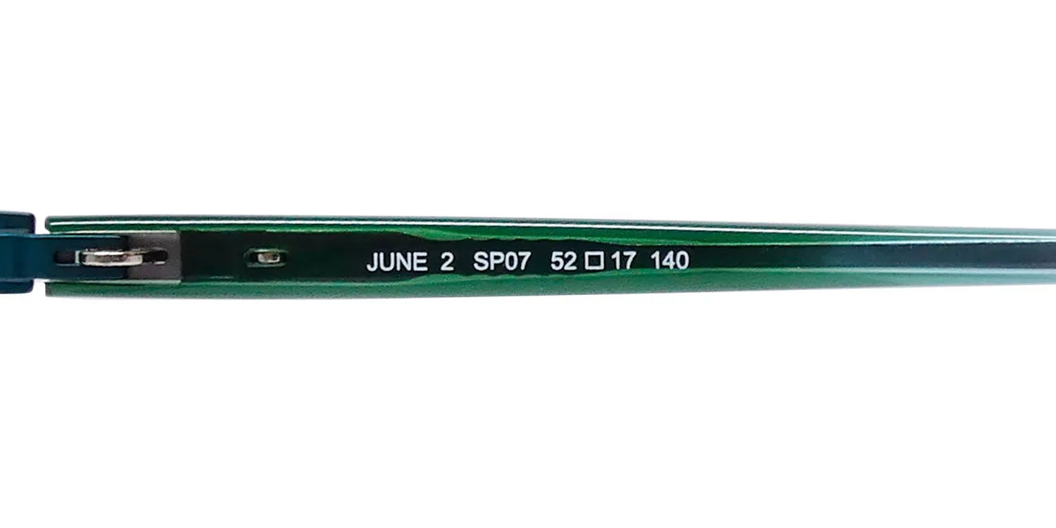 Morel June 2 sp07 Eyeglasses Green 52mm 7