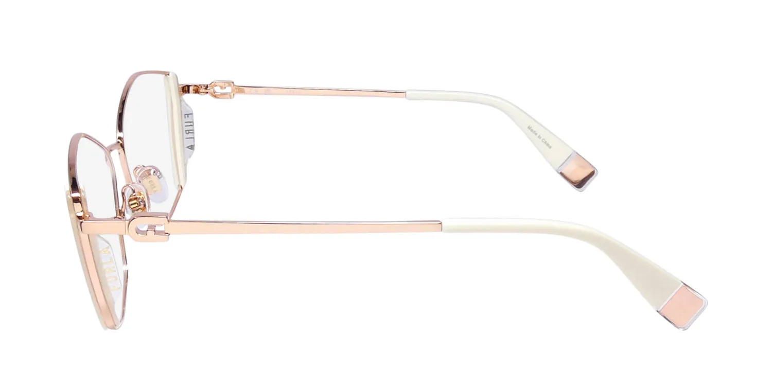 Furla Vfu770v 8fcy Eyeglasses Rose Gold 53mm 4