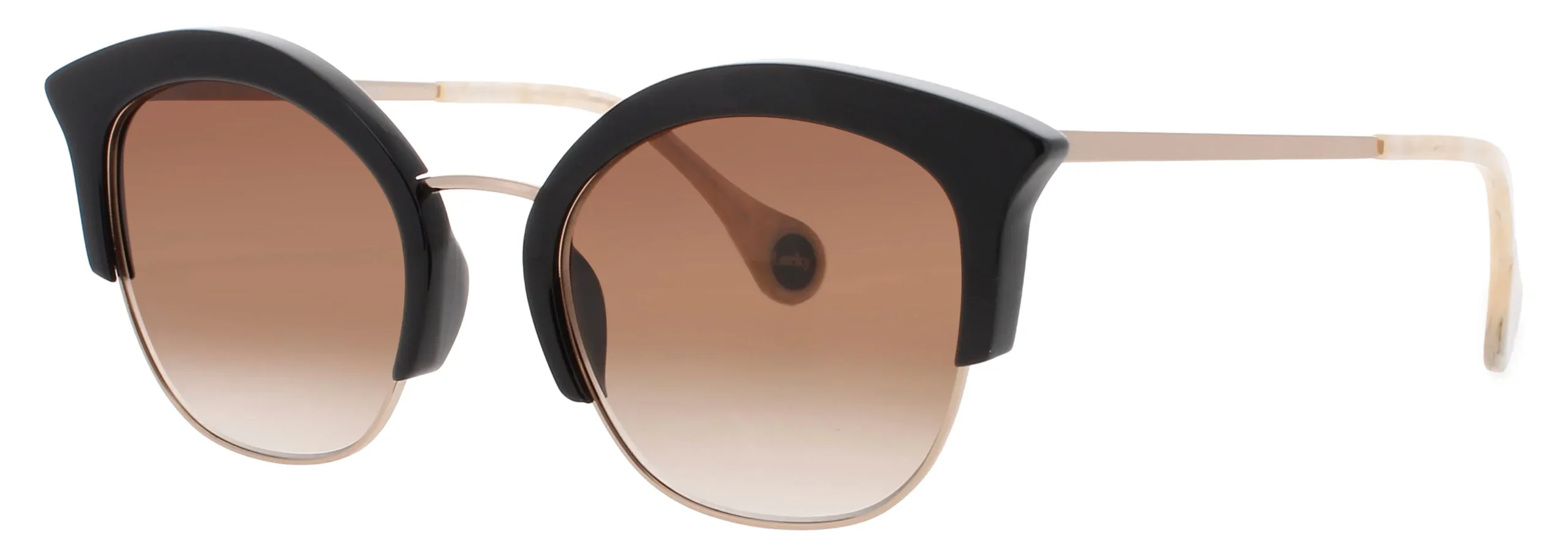 Woow SUPER-LUCKY-2 0045 Sunglasses Intense Black 49mm Women