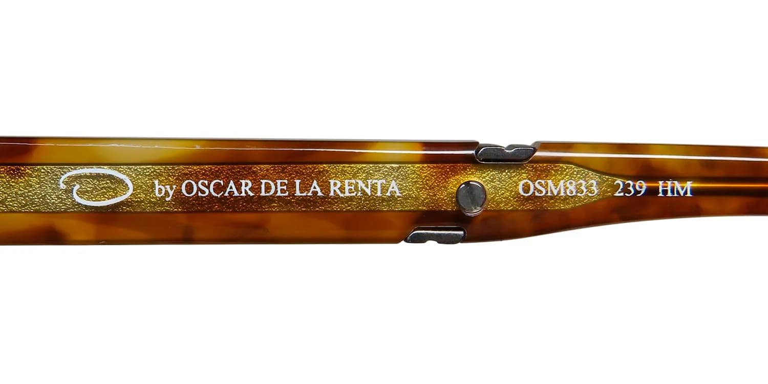 Oscar de la Renta Osm 833 239 Eyeglasses Blonde Tortoise 50mm 7