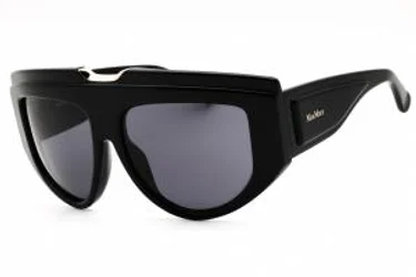 Max Mara MM0083 01A Sunglasses Shiny Black 57mm