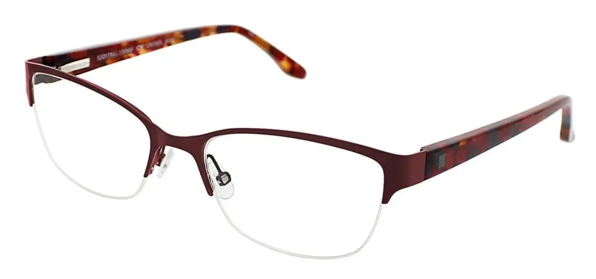 BCBGMAXAZRIA Lauren Eyeglasses Wine 48mm Women