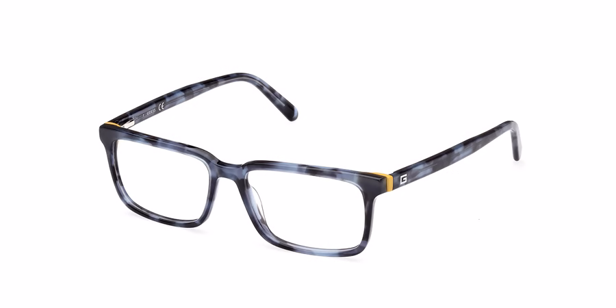 Guess GU50068 092 Eyeglasses Blue Tortoise 54mm Men