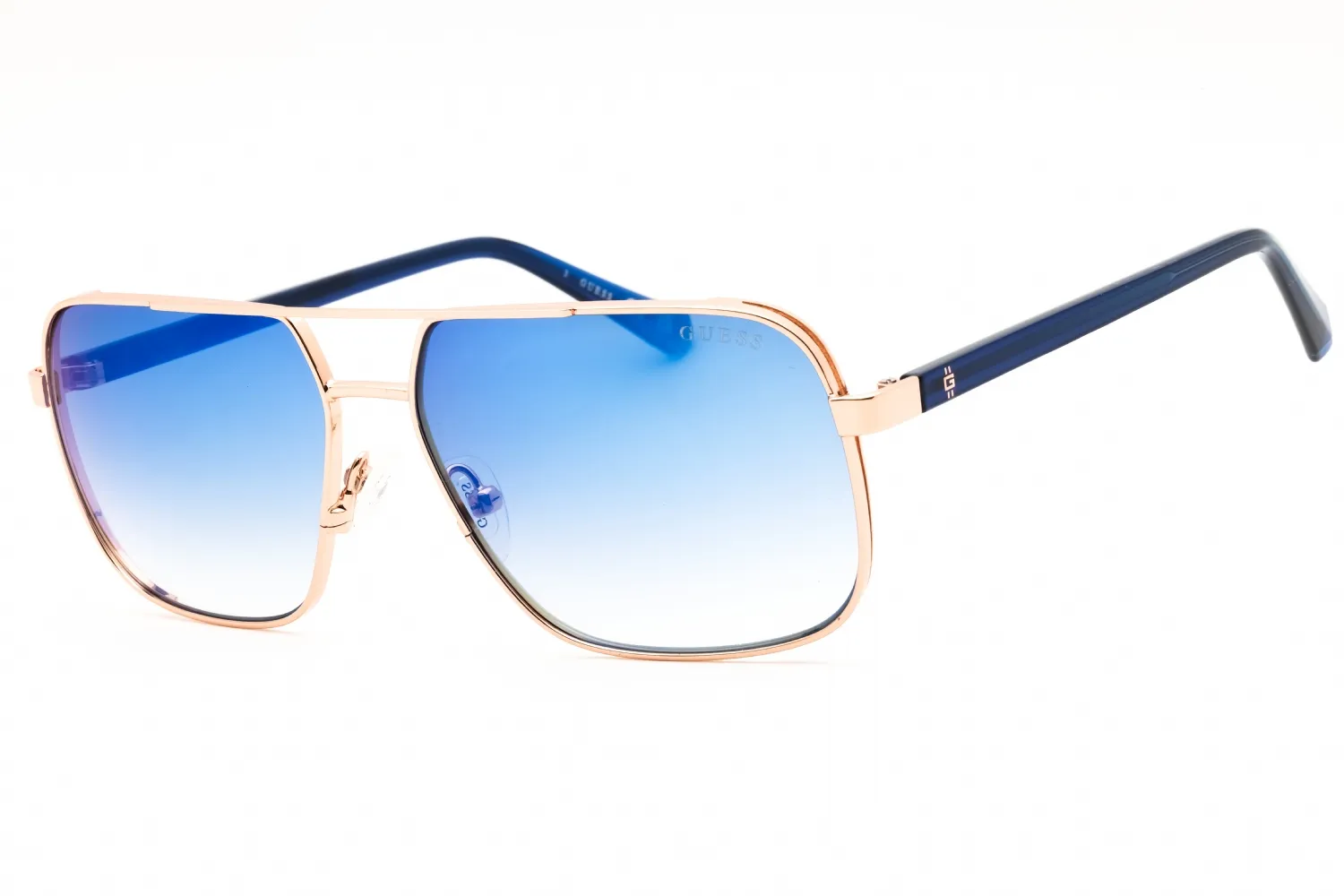 Guess GU00119 28X Sunglasses Shiny Rose Gold Men