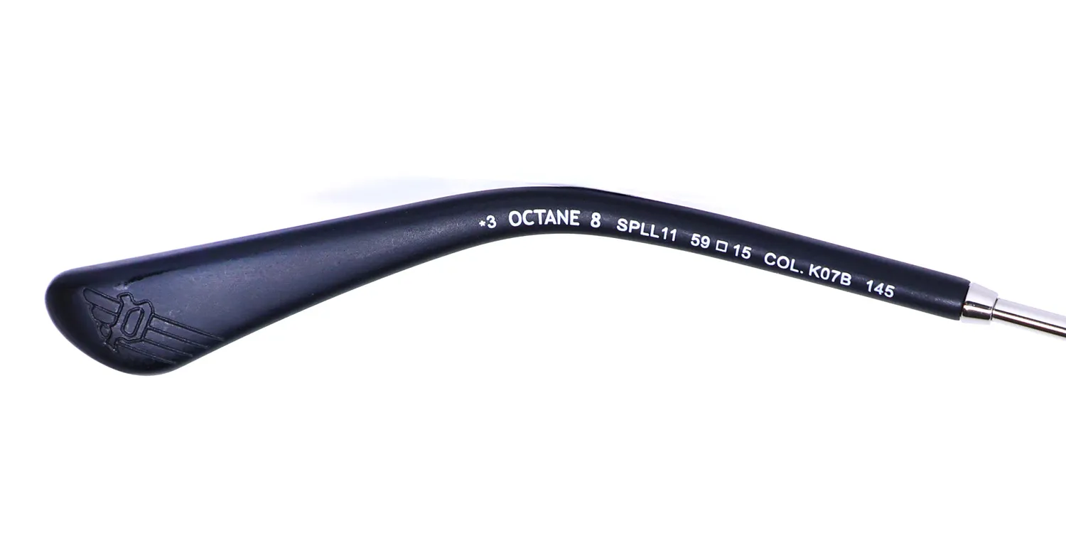 Police Spll11 Octane 8 k07b Sunglasses Silver 59mm 8