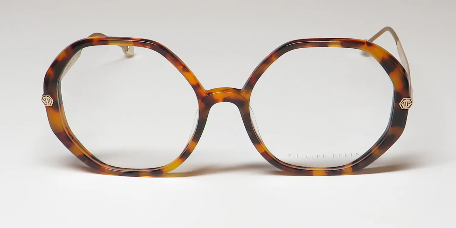 Philipp Plein Vpp053s Plein Panorama Lake 0728 Eyeglasses Black Havana 56mm 3