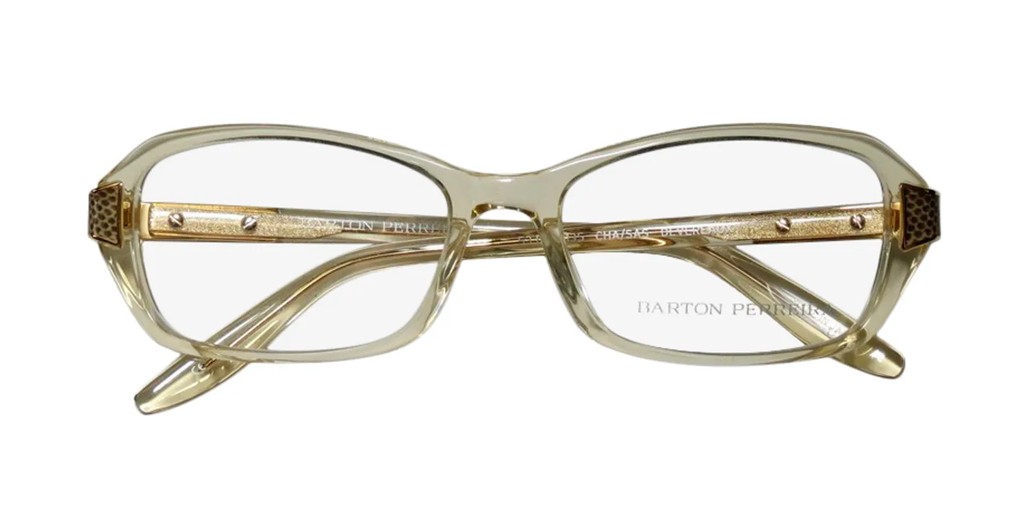 Barton Perreira Devereaux cha/sas Eyeglasses Light Yellow 53mm 2