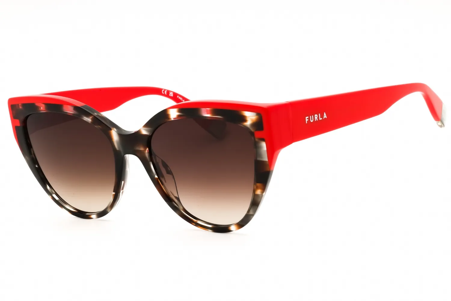 Furla SFU694 03KA Sunglasses Brown 55mm Women