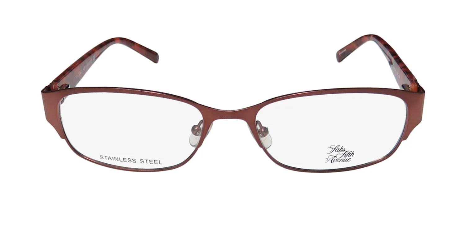 Saks Fifth Avenue 263 ed4 Eyeglasses Copper 54mm Women 3