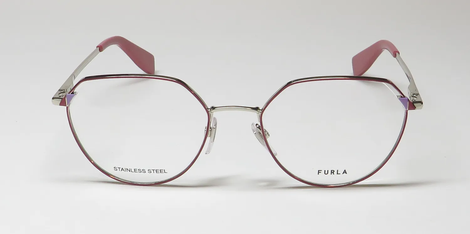 Furla Vfu502 0s87 Eyeglasses Burgundy 52mm 3
