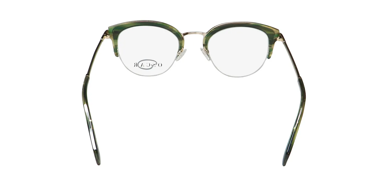 Oscar de la Renta Osl 737 318 Eyeglasses Clystal Olive 50mm 5