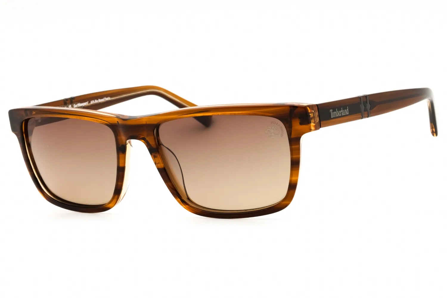 Timberland TB00020 48H Sunglasses Shiny Dark Brown 55mm Men
