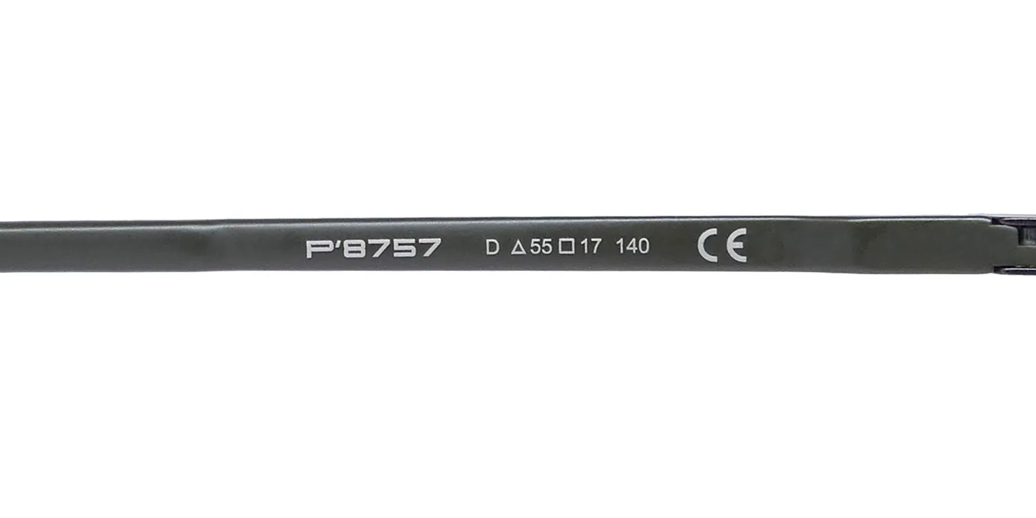 Porsche Design P8757 d Eyeglasses Olive 55mm 8