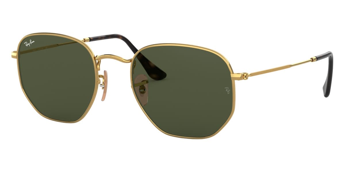 Ray-Ban RB3548N 001 Sunglasses Gold 54mm Unisex