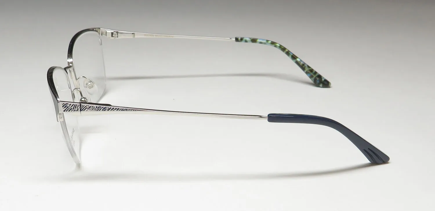 Dana Buchman Katherine nv Eyeglasses Navy 52mm 4