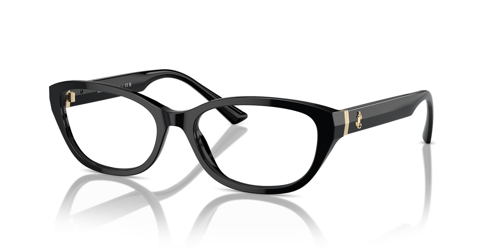 Jimmy Choo Eyeglasses Black 55mm Women