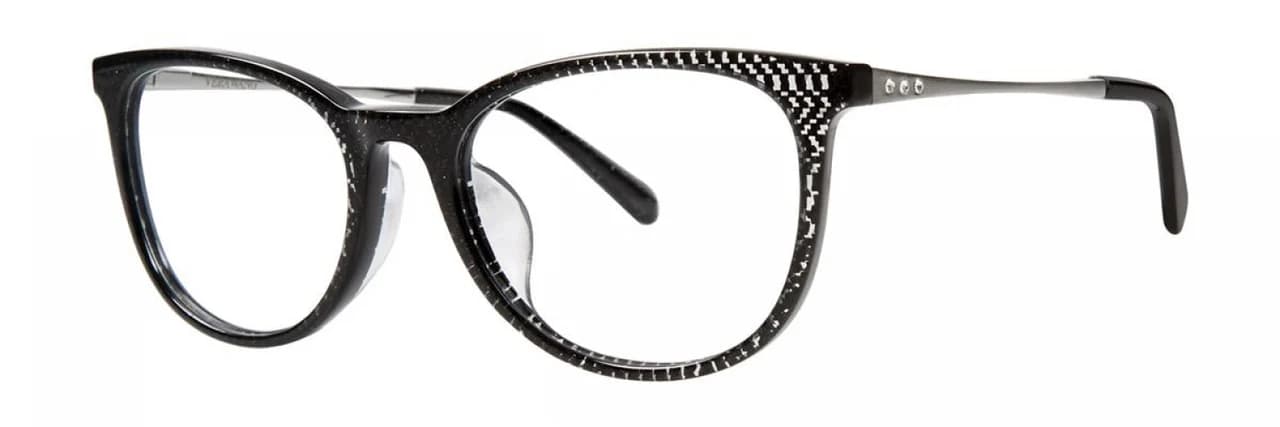 Vera Wang VA32 Eyeglasses Black Shimmer 52mm Women