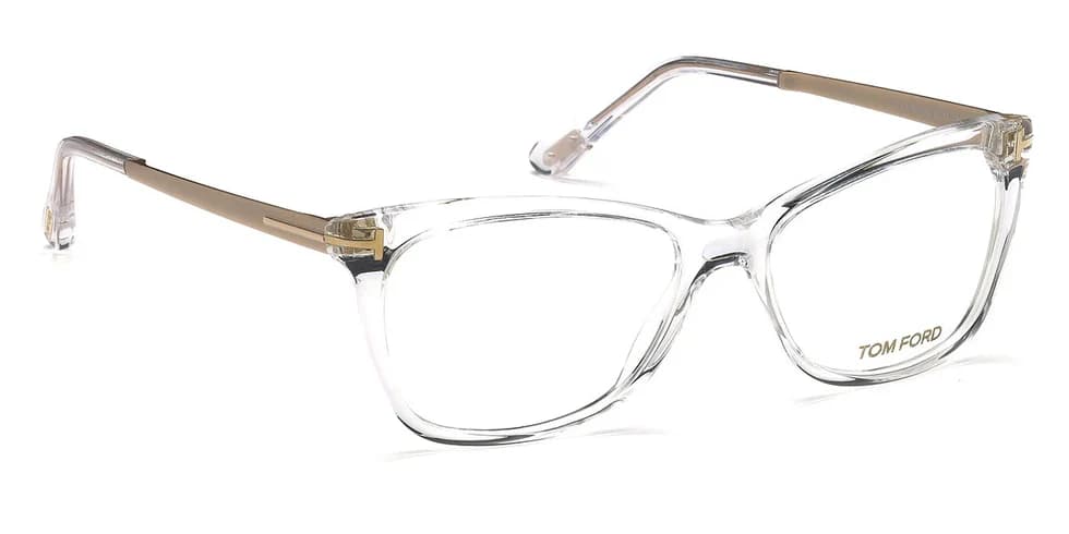 Tom Ford FT5353 026 Eyeglasses Crystal 54mm Women 5