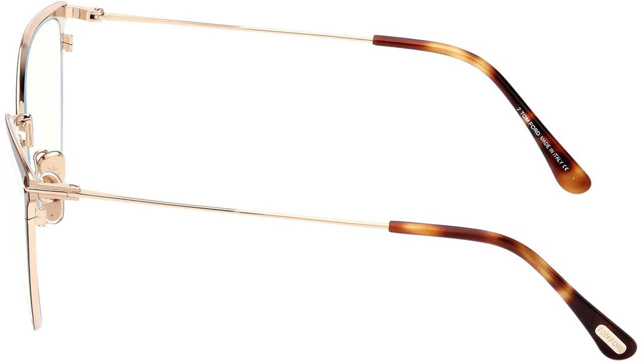 Tom Ford FT5840B 046 Eyeglasses Matte Brown 56mm Women 4