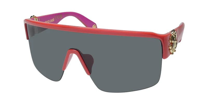 Roberto Cavalli SRC037M 09RV Sunglasses Red Fuchsia 99mm Women