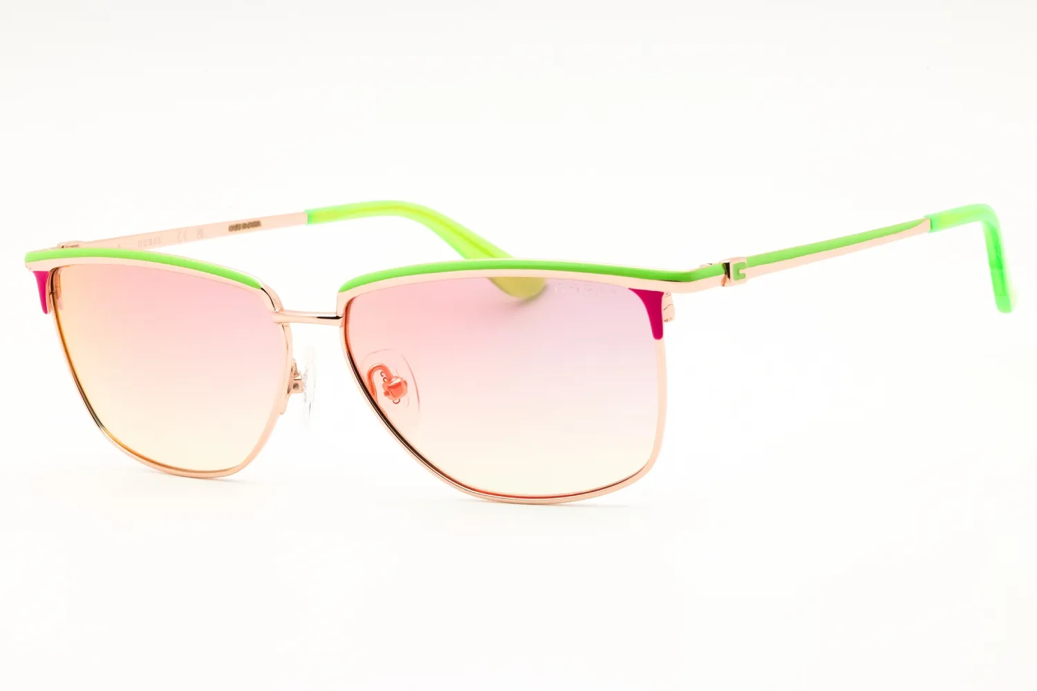 Guess GU00133 95U Sunglasses Light Green 56mm Women