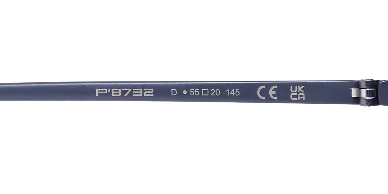 Porsche Design P8732 d Eyeglasses Grey 55mm 8