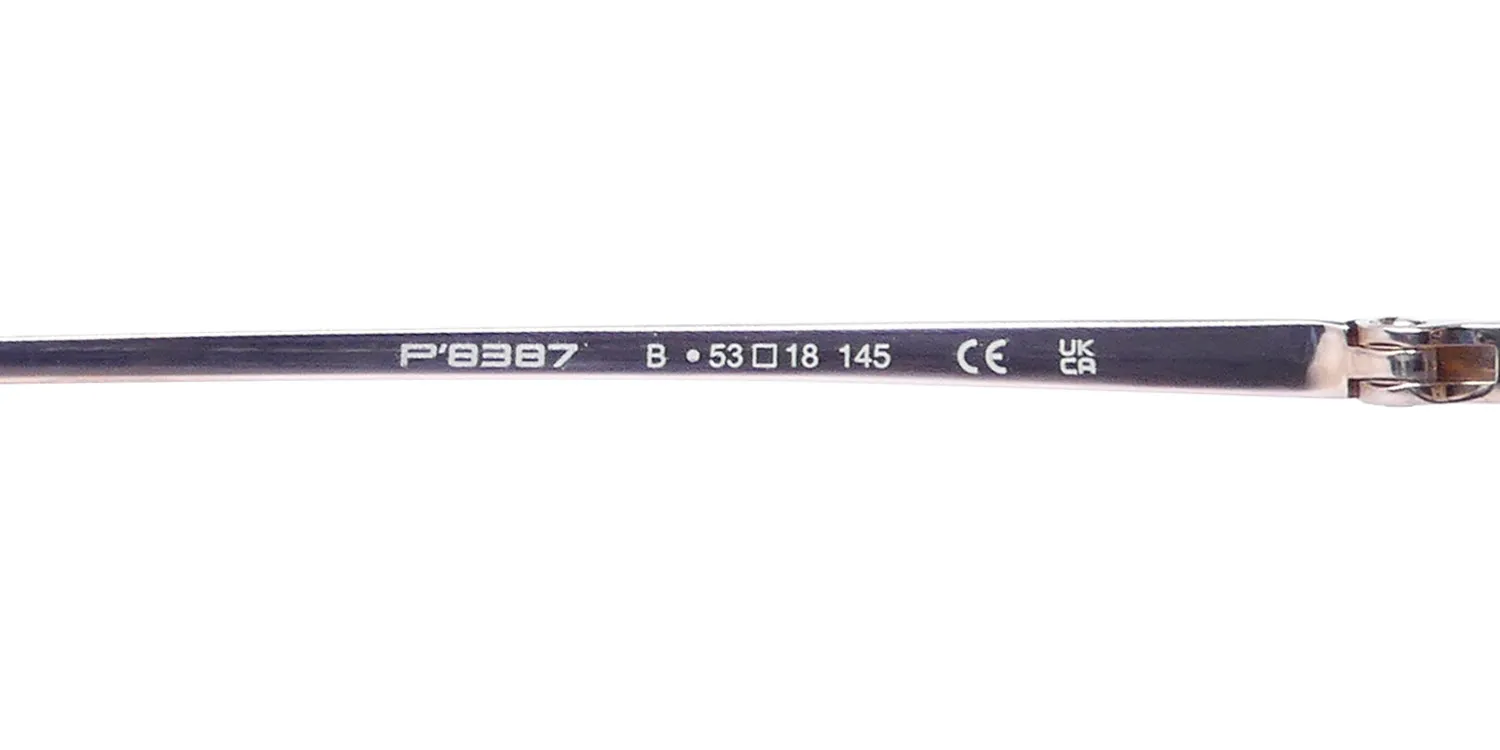 Porsche Design P8387 b Eyeglasses Gold 53mm 8
