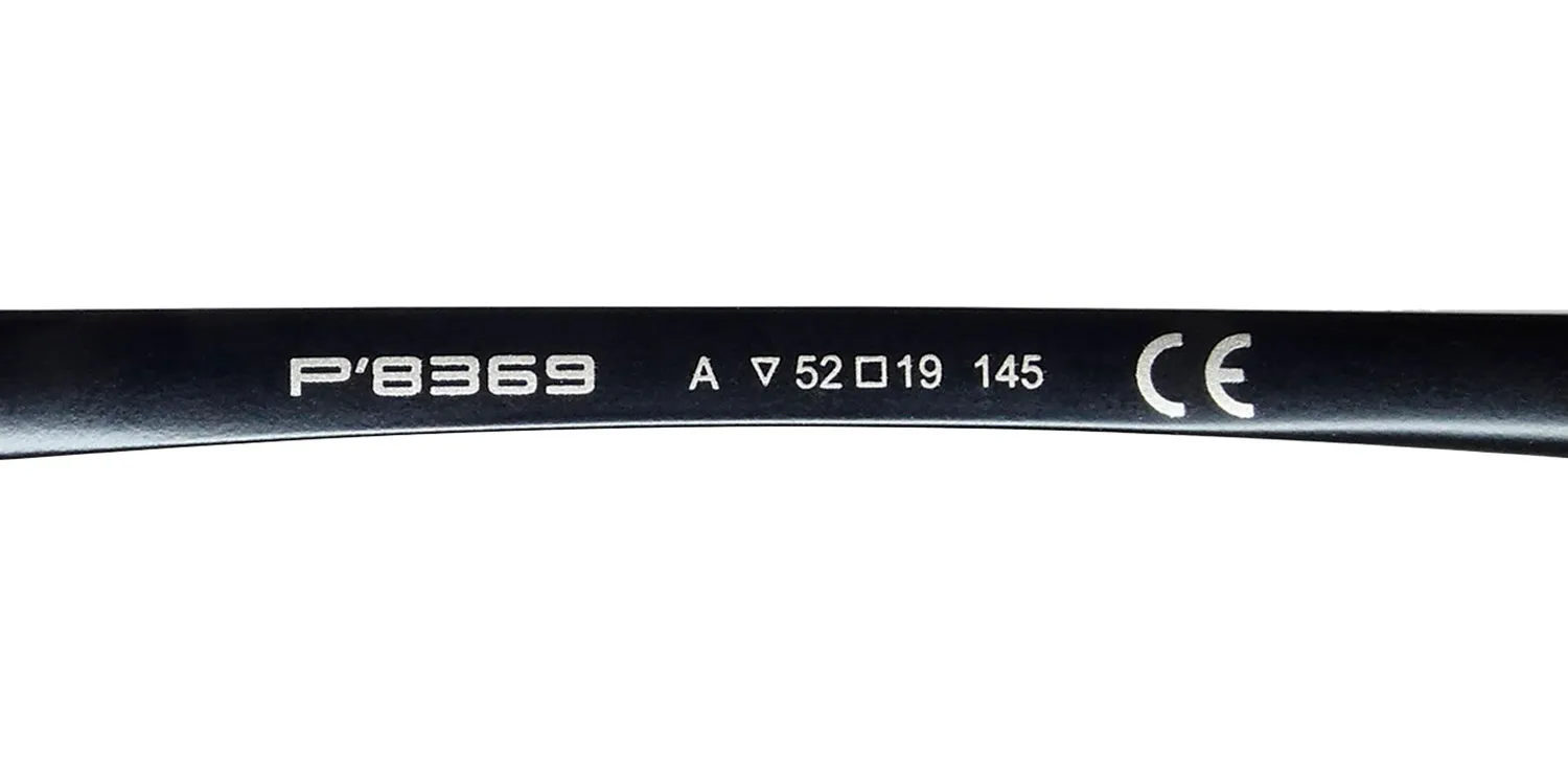 Porsche Design P8369 a Eyeglasses Black 52mm 8