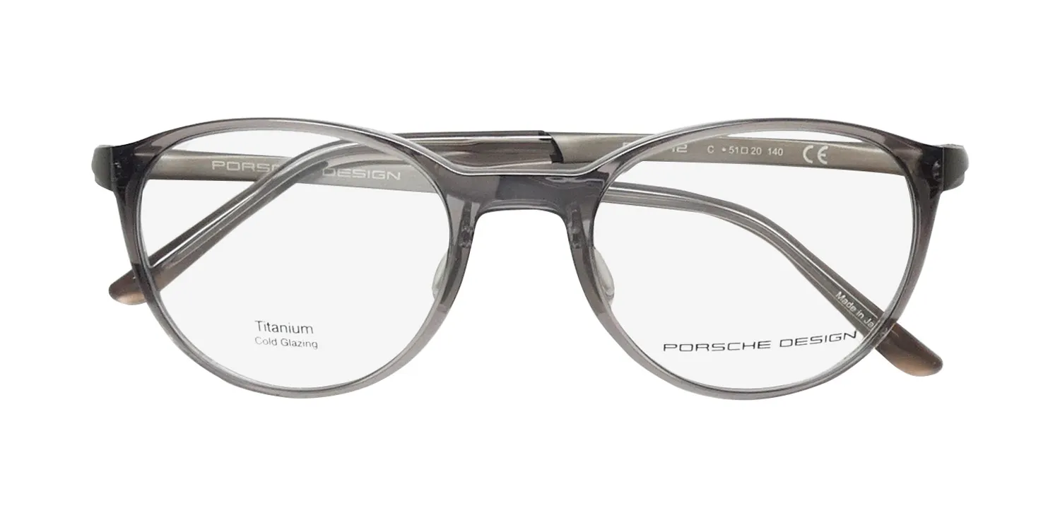 Porsche Design P8342 c Eyeglasses Light Grey Crystal 51mm 2