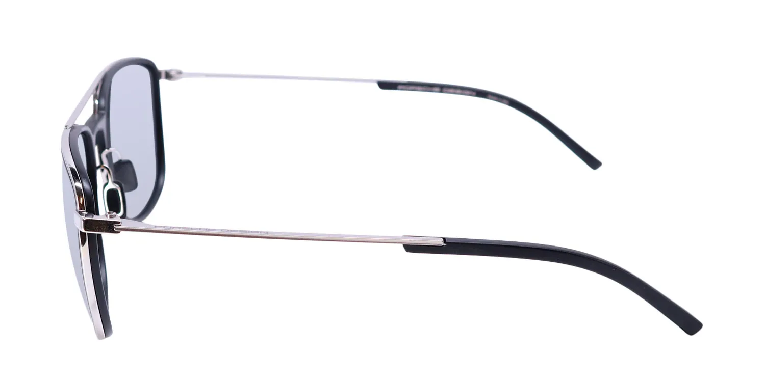 Porsche Design P8690 c Sunglasses Silver 57mm Unisex 4