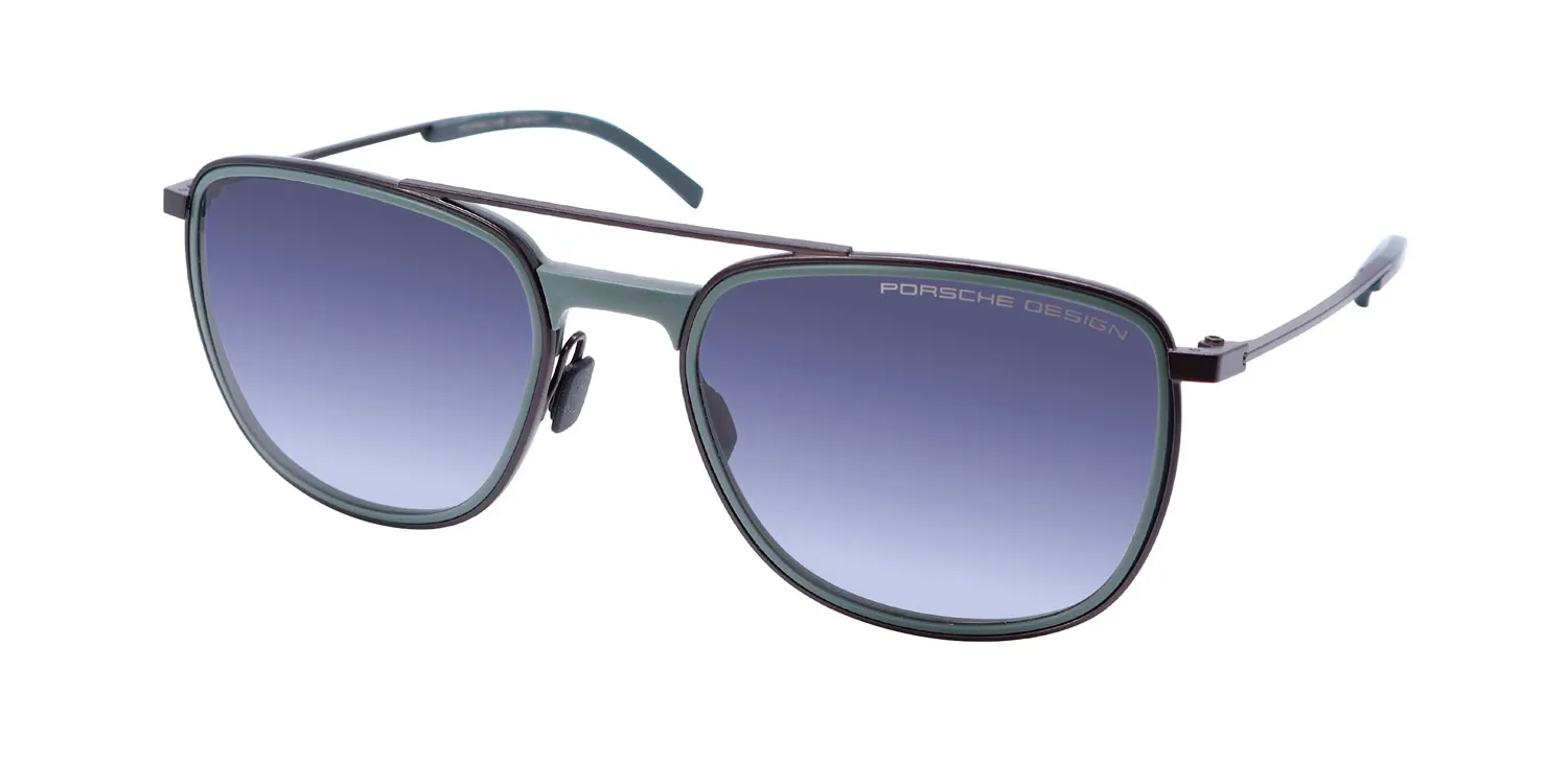 Porsche Design P8690 d Sunglasses Brown 57mm Unisex