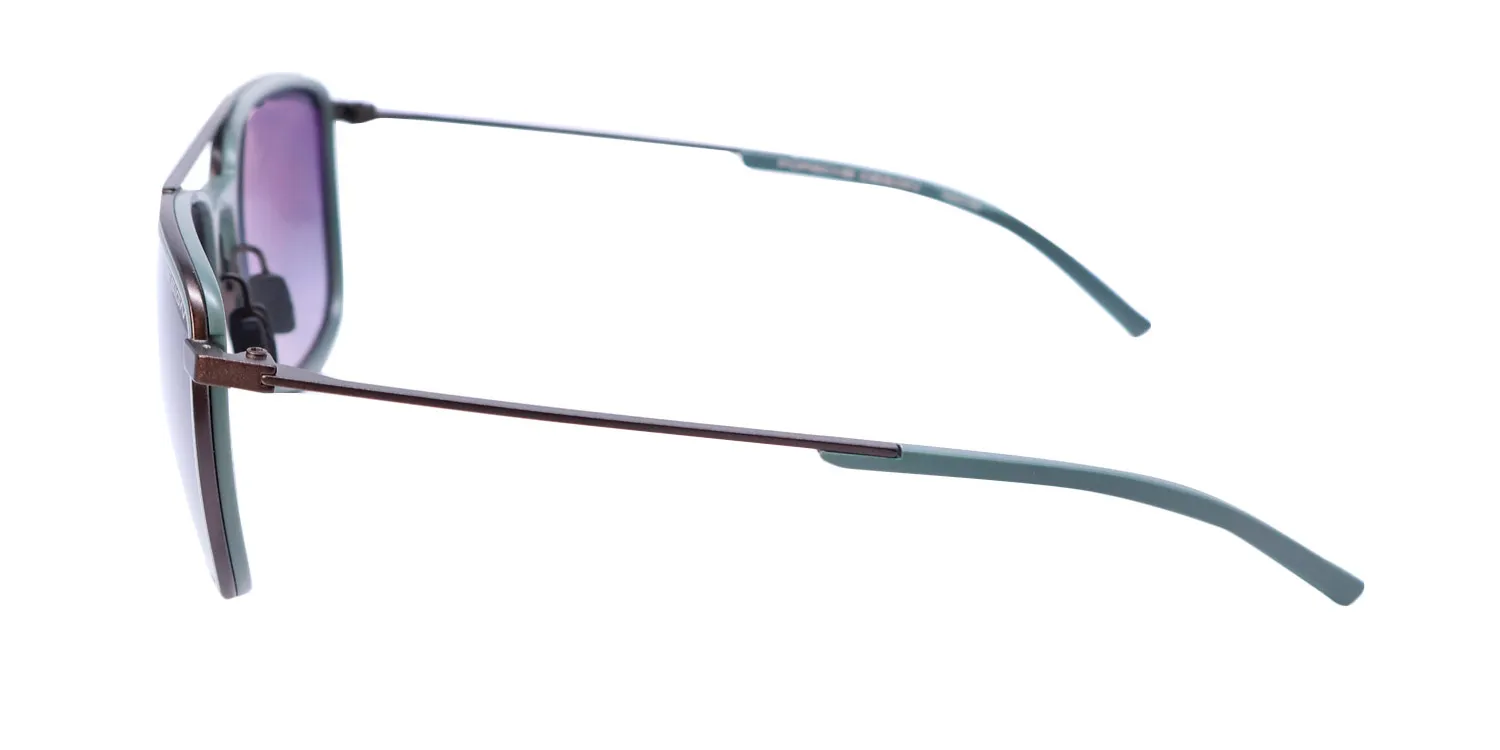 Porsche Design P8690 d Sunglasses Brown 57mm Unisex 4