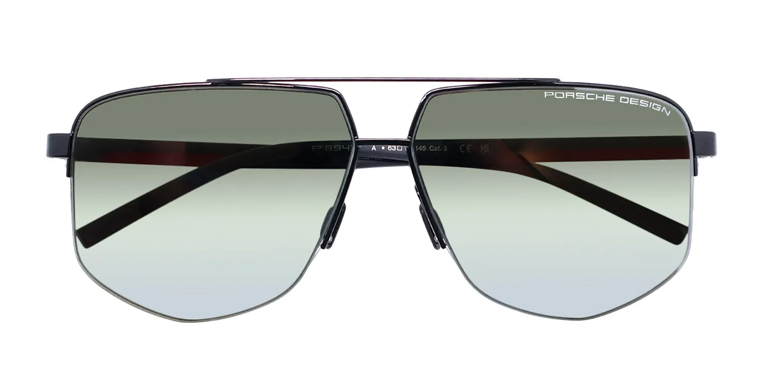 Porsche Design P8943 a Sunglasses Black 63mm Men 2