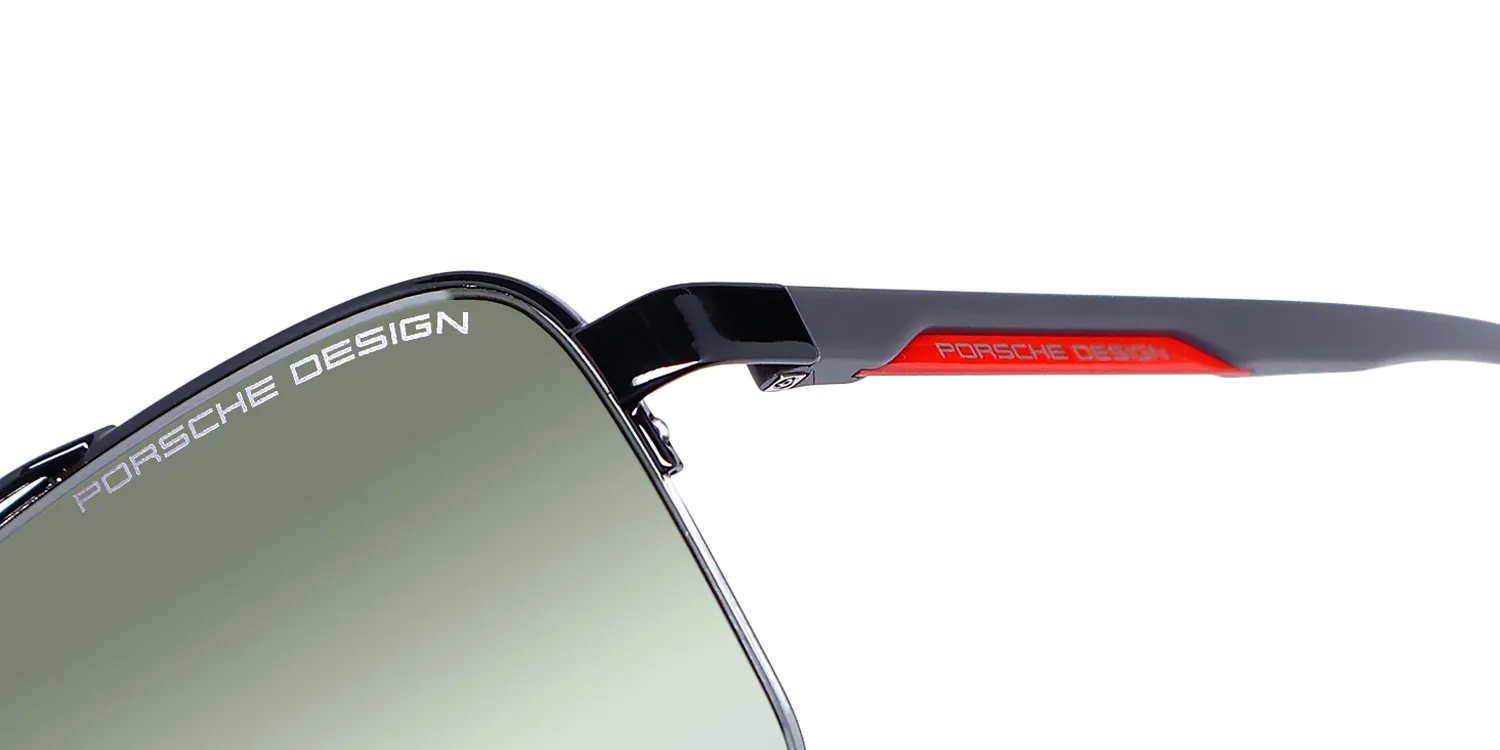 Porsche Design P8943 a Sunglasses Black 63mm Men 6