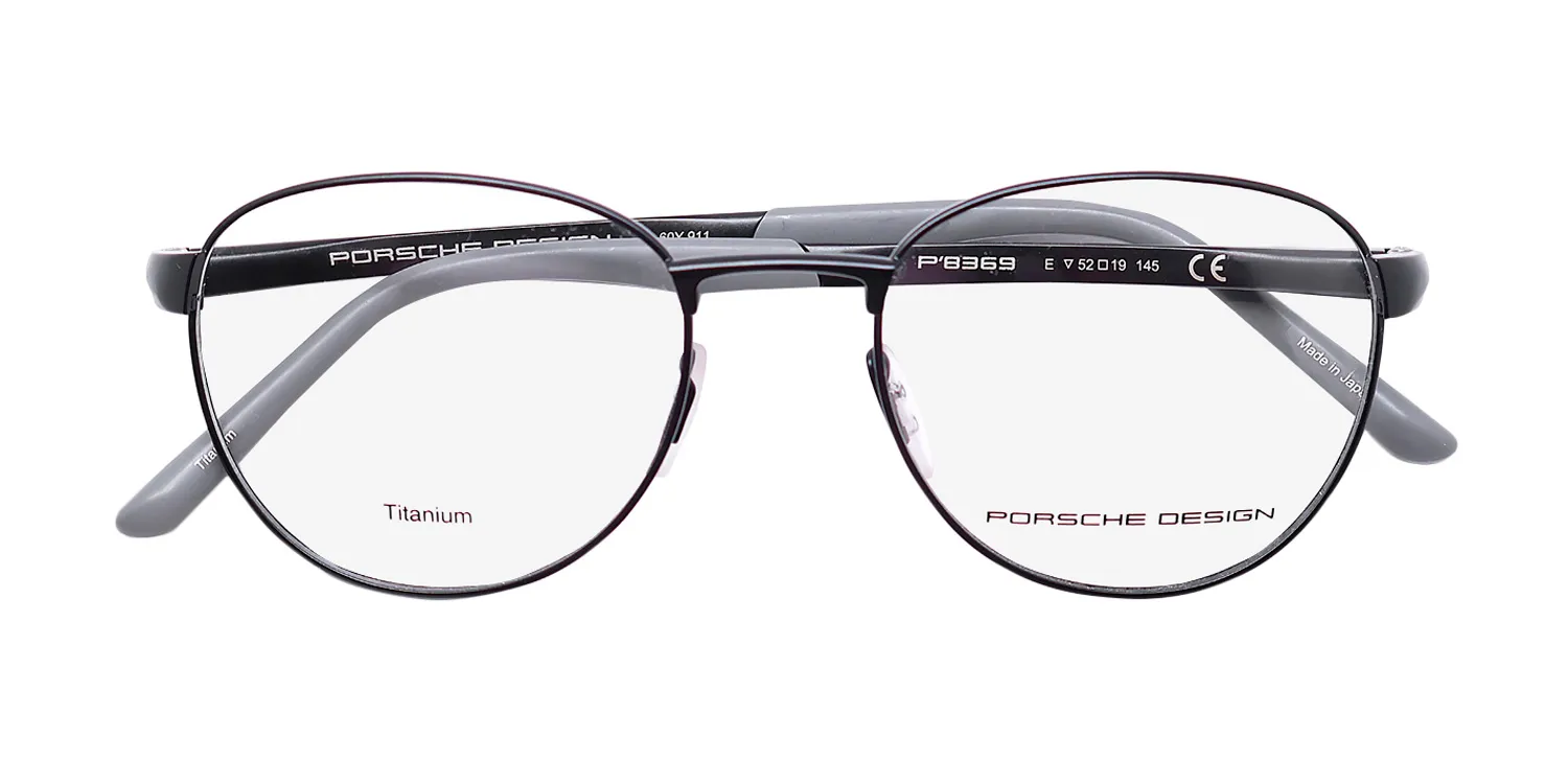 Porsche Design P8369 e Eyeglasses Matte Black 52mm 2