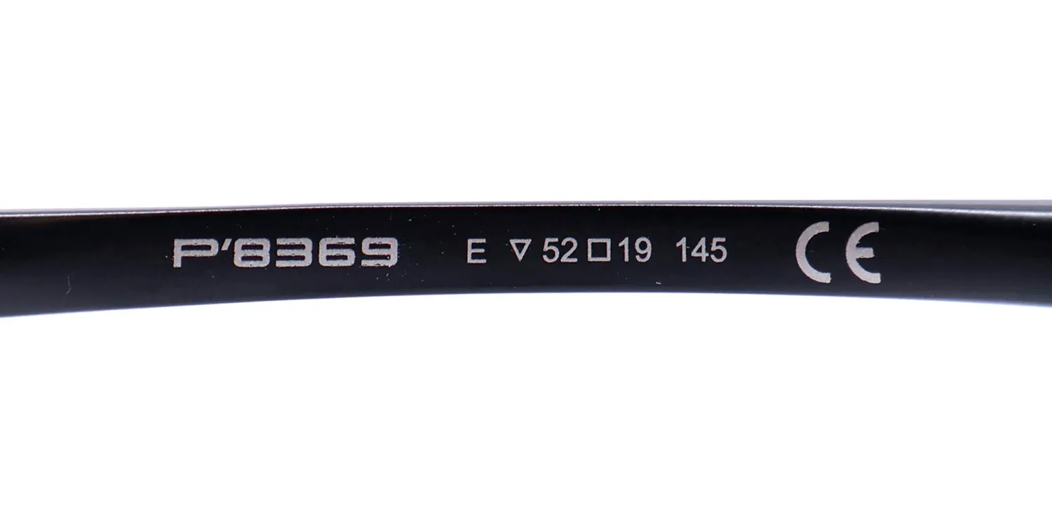 Porsche Design P8369 e Eyeglasses Matte Black 52mm 8