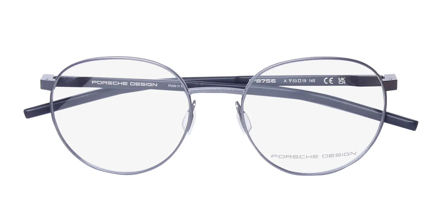 Porsche Design P8756 a Eyeglasses Grey Silver 53mm 2