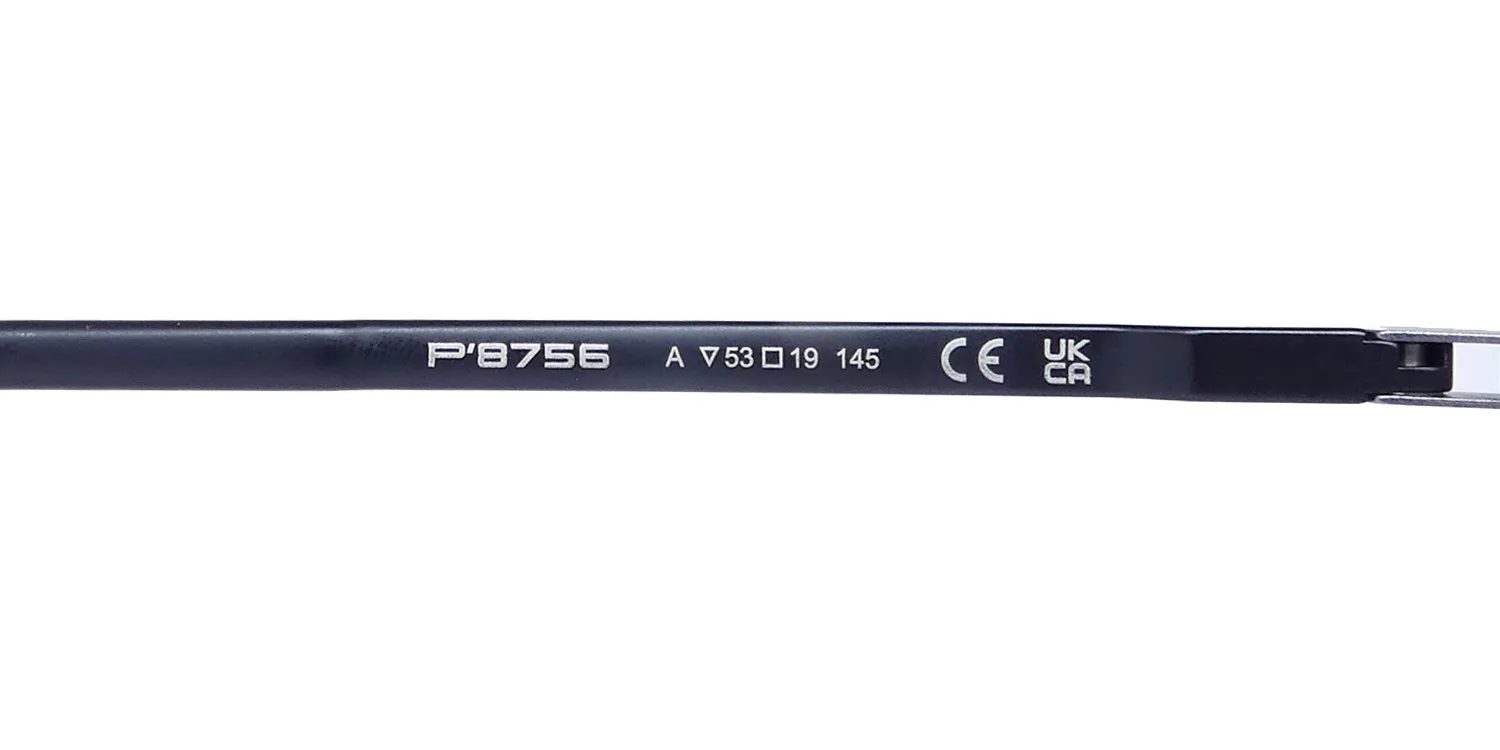 Porsche Design P8756 a Eyeglasses Grey Silver 53mm 8