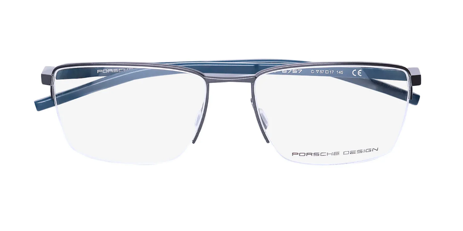 Porsche Design P8757 c Eyeglasses Navy Blue 57mm 2