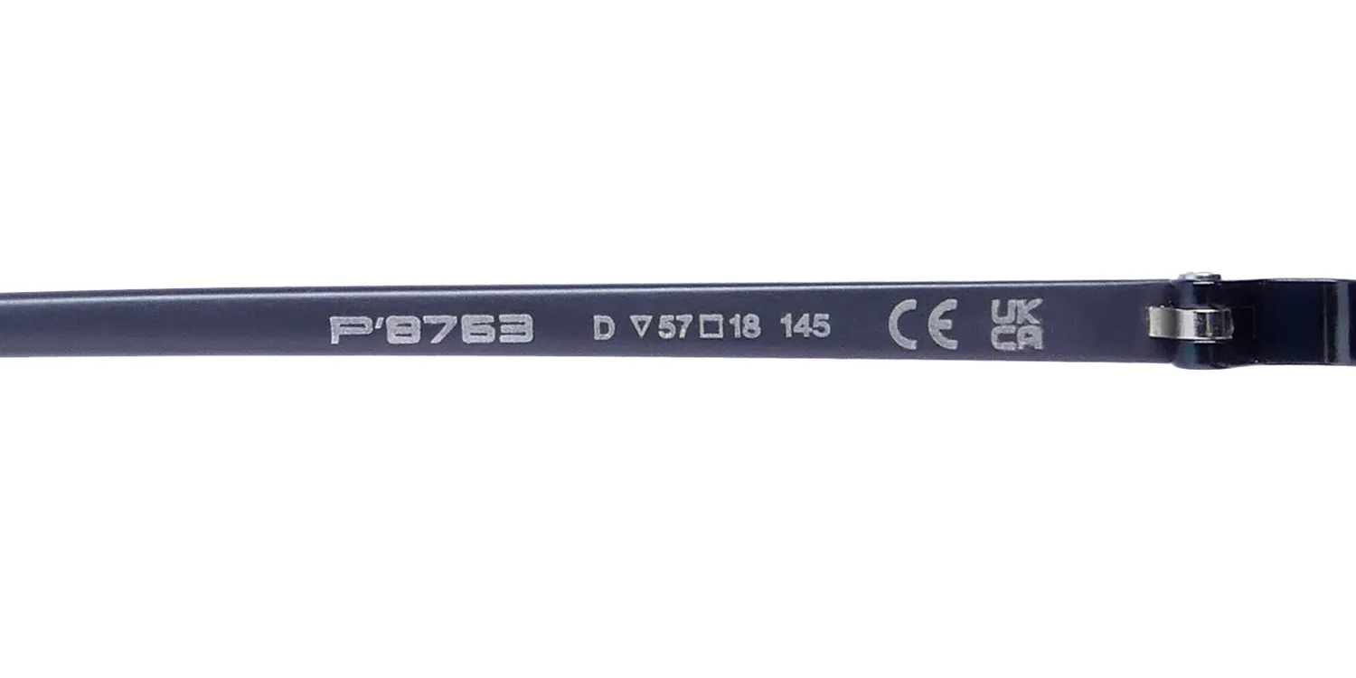 Porsche Design P8763 d Eyeglasses Gunmetal 57mm 8