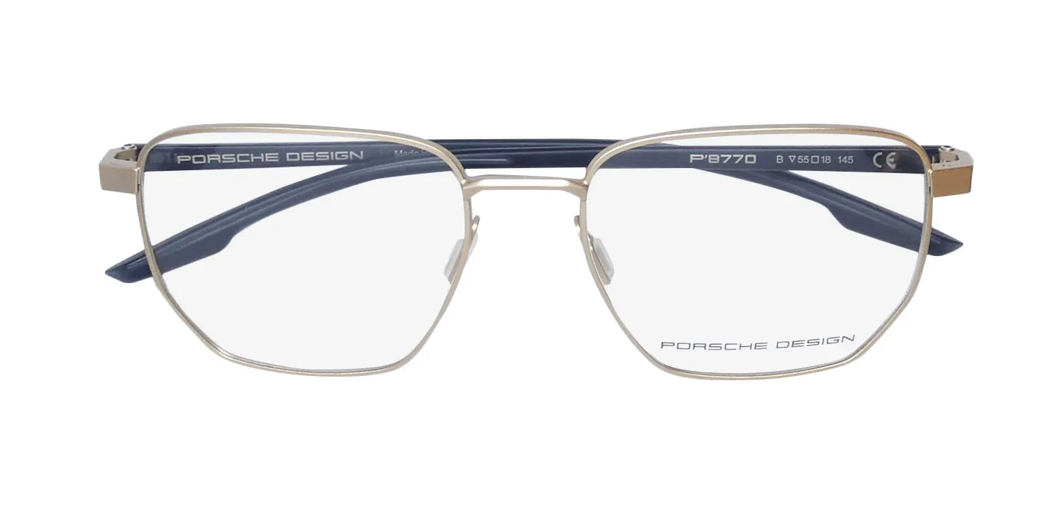 Porsche Design P8770 b Eyeglasses Gold 55mm 2