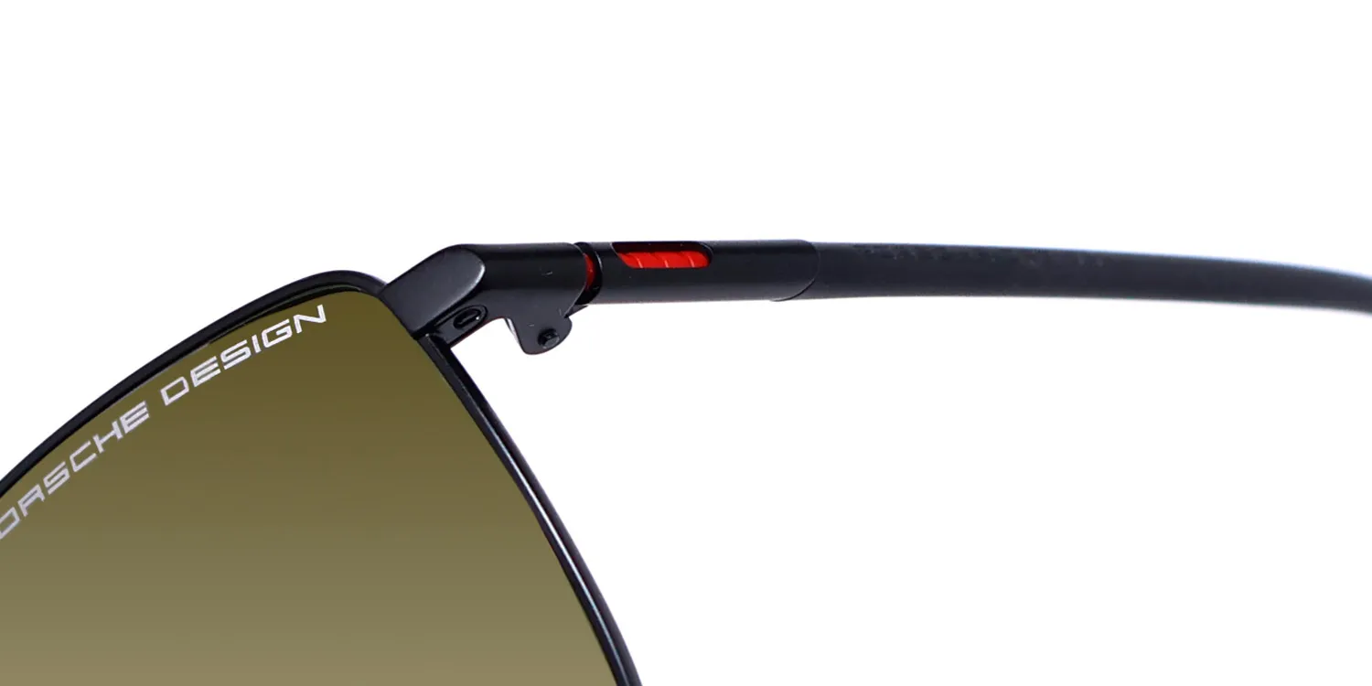 Porsche Design P8973 a Sunglasses Matte Black 58mm Men 6