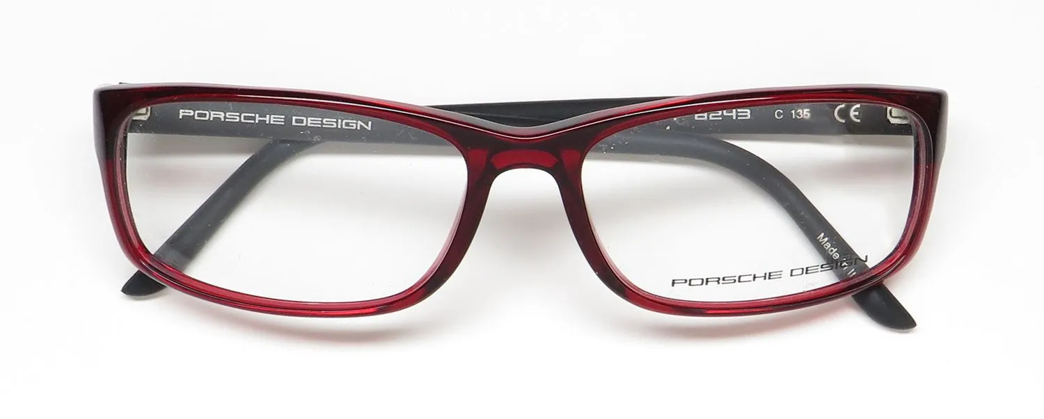 Porsche Design P8243 c Eyeglasses Burgundy 54mm Unisex 2