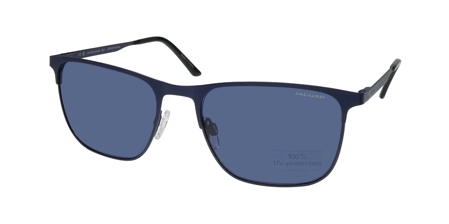 Jaguar 37510 3100 Sunglasses Matte Blue 55mm