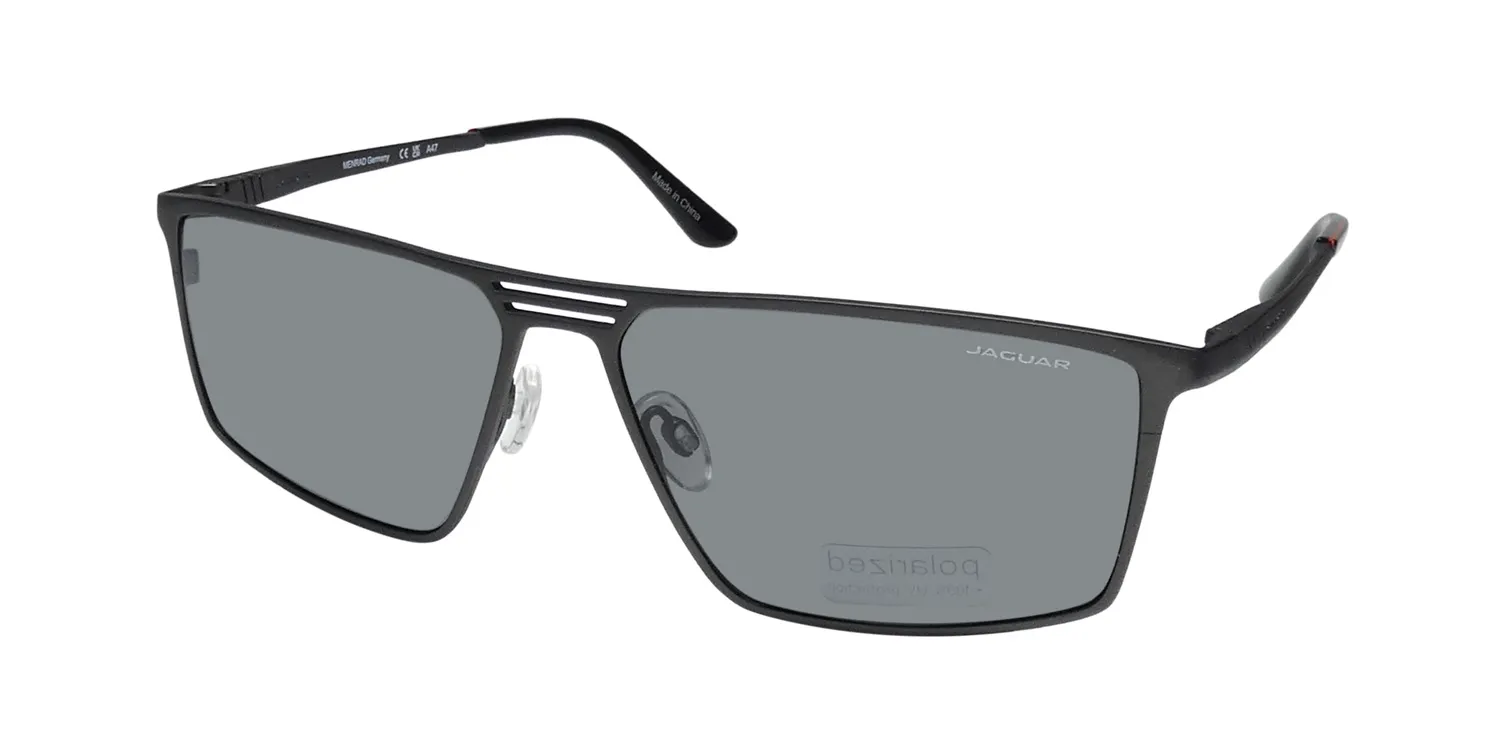 Jaguar 37823 4200 Sunglasses Matte Gunmetal 59mm